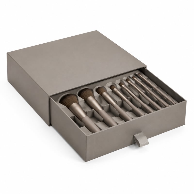 Makeup Brush Drawer Box