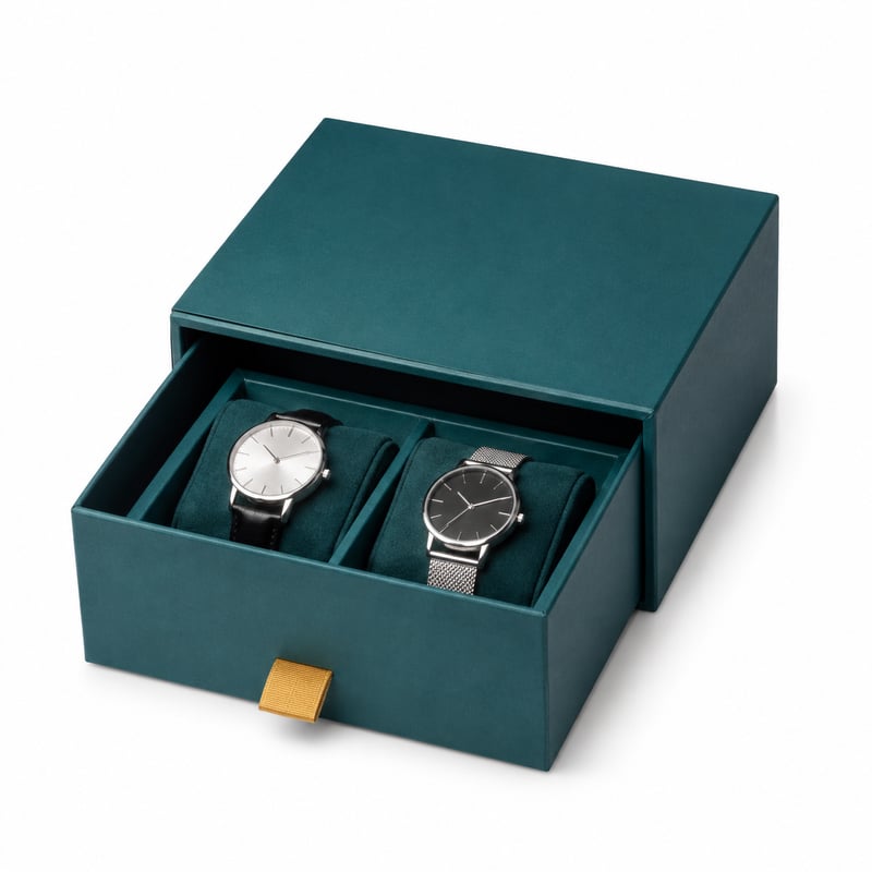 Watch Pair Drawer Box
