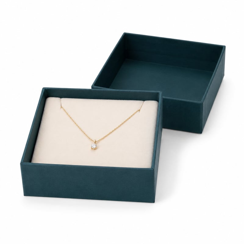 Necklace Lid and Base Box