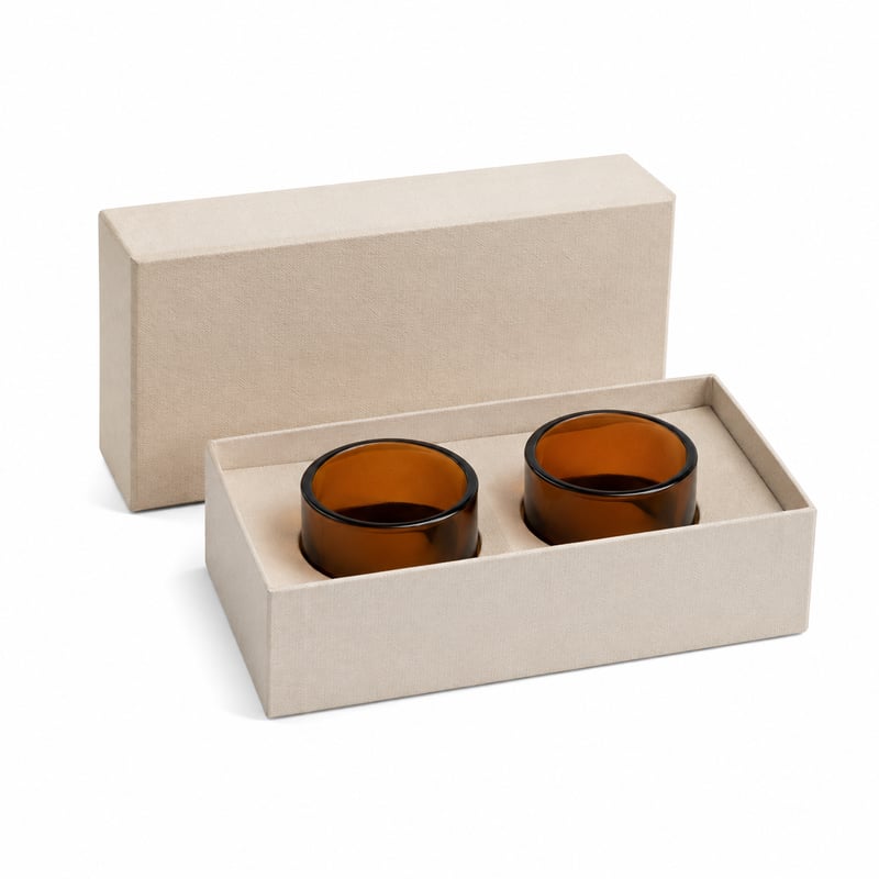Candle Duo Lid and Base Box
